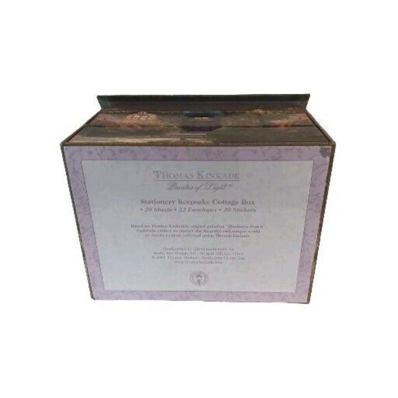 Thomas Kinkade Country Cottage House Keepsake Box Jewlery Storage No Stationary - Picture 5 of 16